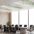 thumbnail image 3 of 3 Pack Eucalyptus Leaves Fluorescent Light Covers for Ceiling Lights Green Leaves Idyllic Wind Farmhouses Vintage Magnetic Ceiling Light Covers Overhead Light Filters for Office Classroom Home, 3 of 9