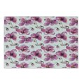 thumbnail image 1 of Watercolor Cutting Board, Flowering Orchid Branches Spring Time Feng Shui Inspired Bouquet, Decorative Tempered Glass Cutting and Serving Board, Small Size, Pale Orange Fuchsia, by Ambesonne, 1 of 1