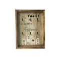thumbnail image 1 of Porte-clés Famille Marron Porte-Clés en Émail Porte-Clés, 1 of 1