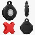 thumbnail image 4 of 4 Pack Silicone Case for AirTag with Keychain Ring, Meokkaebi Waterproof Anti-Scratch Protective Tracker Cover Compatible with AirTags 2021 for Pets, Keys, Luggage, Backpacks(Multiple Colours), 4 of 6