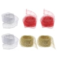 thumbnail image 6 of 6pcs Christmas Glitter Ribbon for Gift Wrapping and Decoration, 6 of 6