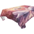 thumbnail image 4 of YAZAOO Square Tablecloth White Swans Pattern Tableclothes, 4 of 9