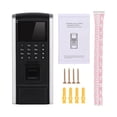 thumbnail image 2 of Fingerprint Access Control Time Attendance Machine Employee Checking-in Recorder Fingerprint/Password/ID Card Recognition, 2 of 6