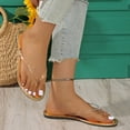 thumbnail image 2 of Zapatos Casuales de las Mujeres de Moda Versátil Transparente de Tacón Bajo Tamaño Mayor Estilo Primavera/Verano Zapatillas de Moda Y Cómodas, 2 of 8