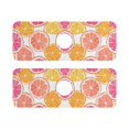 thumbnail image 7 of Yayeee Faucet Mat for Kitchen Sink 14.7" Diatomite Long Splash Guard Pad, Orange Grapefruit Slices, 2 Pack, 7 of 7