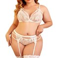 thumbnail image 2 of Gibobby Lenceria mujer sexy Lencería sexy para mujer, diseño de mujer con juego de lencería sexy(Blanco, XG), 2 of 3