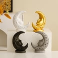 thumbnail image 4 of Resin Moons Statue Figurines Decorative Objects Moons Goddesses Sculptures Ornament Collectible Figurines Gift Women Men, 4 of 8