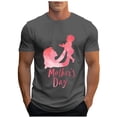 thumbnail image 2 of Tops para hombre, blusas y camisas de cuello redondo y manga corta para hombre, camisetas deportivas con estampados casuales para el Día de la Madre, blusas de cuello redondo y manga corta, blusas de, 2 of 5