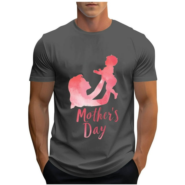 Usted Es Más Que una Camisa de Puntuación de Prueba, Hombre de Moda Casual Día de la Madre Impresión Deportiva Camiseta de Manga Corta