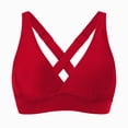 thumbnail image 2 of UAYOTSE Summer Large Bust Bikini Top Only, Twist Front Design with Wide Straps, Comfy Padded Bathing Suit for Daily Summer Swimming Wear,Sizes S, 2 of 7