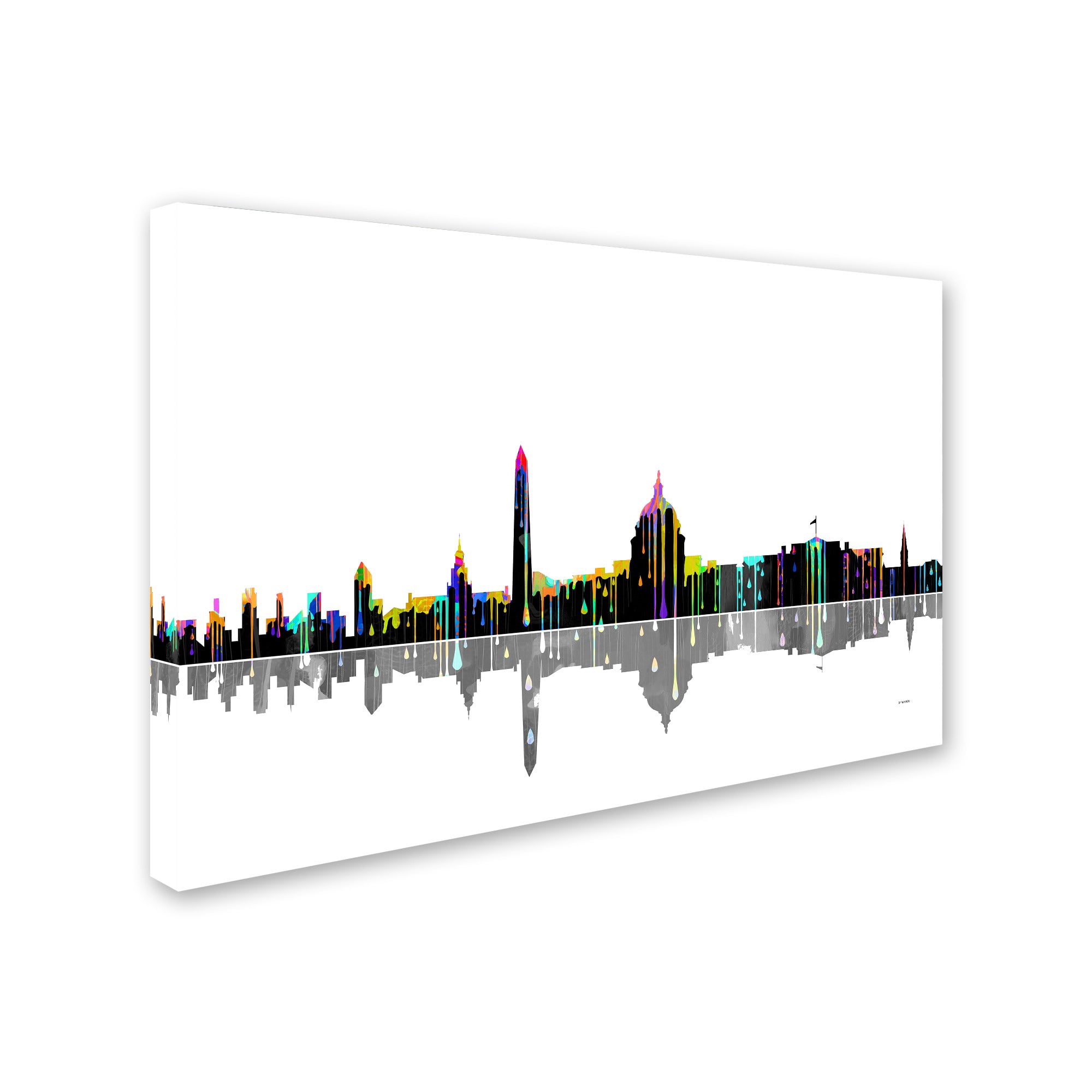 Marlene Watson "Washington DC Skyline" Canvas Art