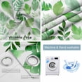 thumbnail image 2 of Green Leaves Blackout Curtains for Bedroom, Spring Plants Rustic Botanical Pastoral Thermal Insulated Kitchen Drapes with Grommets, Light Blocking Window Treatment, 2 Panels 52" x 54", 2 of 7