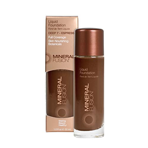 Mineral Fusion Liquid Foundation, Deep 7, 1 Fl Ounce