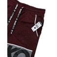 thumbnail image 3 of Ecko Unltd Men's Flyknit Marled Colorblock Activewear Shorts (Large, Red Marled), 3 of 3