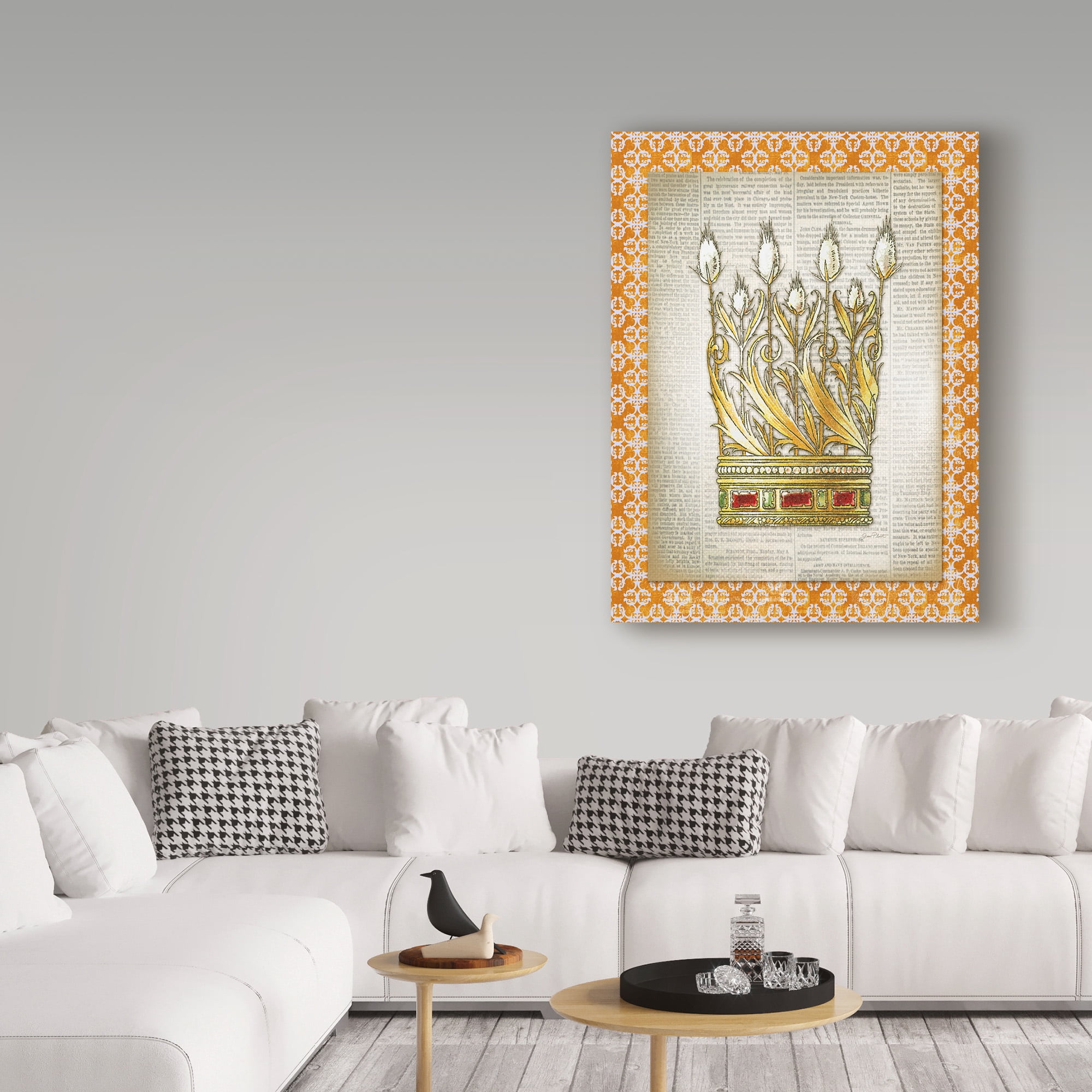 Trademark Fine Art 'Crowning Glory 1' Canvas Art by Jean Plout
