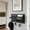 Black, variant on Wall-mounted Storage Rack,Wooden Key Organizer,Home Entryway Big Coat Rac with Shelf Includes Letter Holder and Hooks for Hallway Farmhouse Decor
