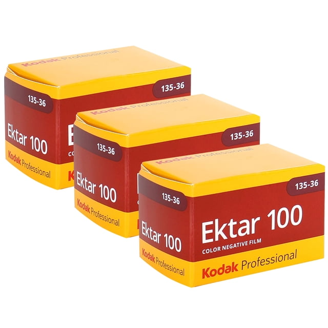 Película Kodak Professional Ektar 100 Color Negative 35 mm x3