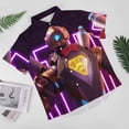 thumbnail image 4 of Apex Legends Pathfinder Casual Short Sleeve Shirt Lapel Collar Shirt Summer Beach Shirt M, 4 of 8