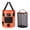 Orange, variant on O 25L Capacity Handheld Bucket Outdoor Travel Water Storage Bag Enduring