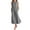 Black, variant on Rutainlusire Sleeveless Dress for Summer for Women Women Casual Striped Sleeveless Dress Crew Neck Linen Pocket Long Dress
