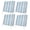 Blue, variant on Outdoor Patio Cushion Covers 2 Pack Abstract Gray Stripes Patio Chair Cushion Covers with Ties and Zipper Watercolor Denim Stripes Waterproof Outdoor Seat Cushion Covers for Patio Furniture 24"x24"
