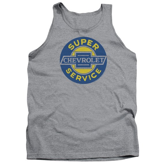 Chevrolet Chevy Super Service Adult Tank Top Athletic Heather