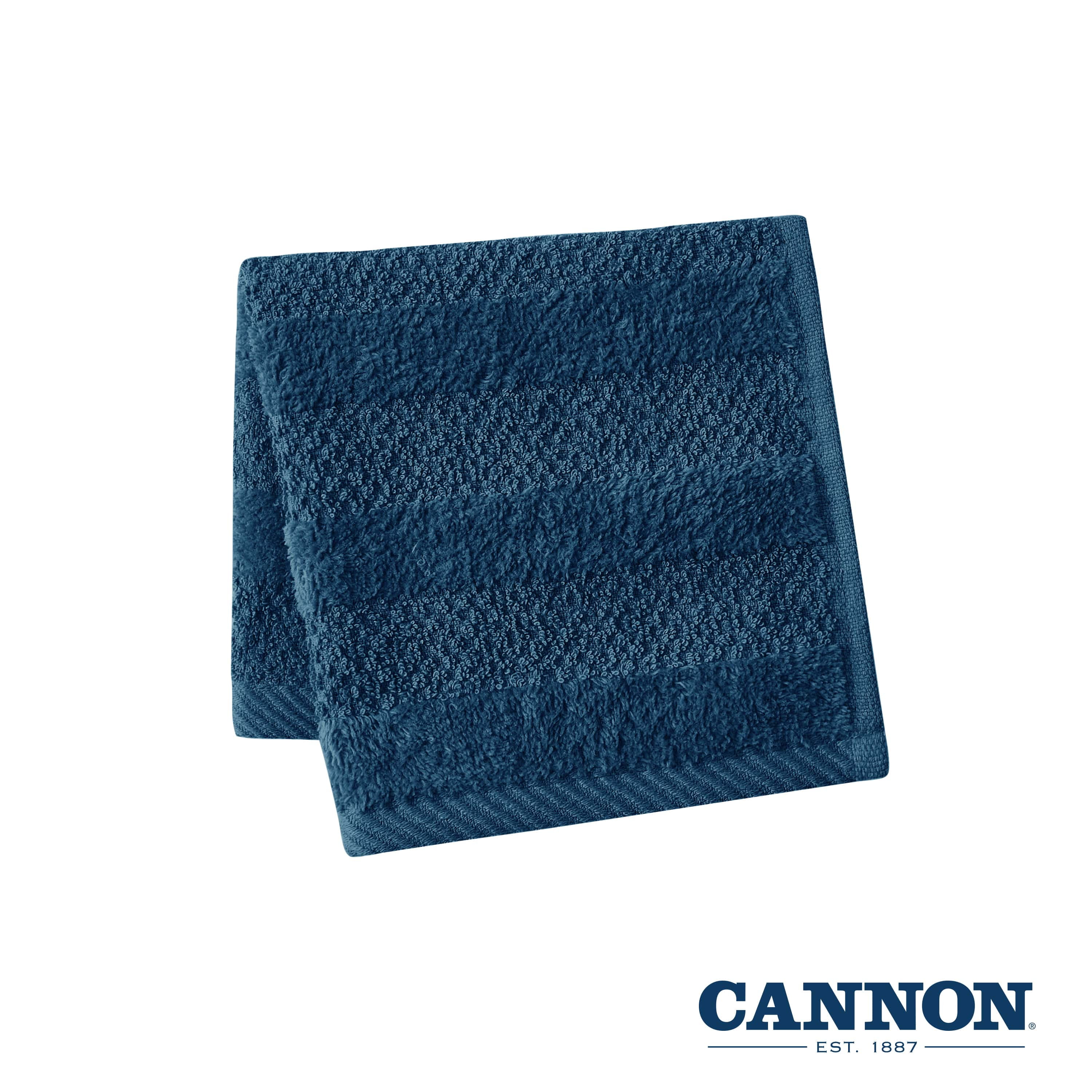 Cannon 4-Piece Crimson Cotton Quick Dry Bath Towel Set (Shear Bliss) in Red | CANCAN204191