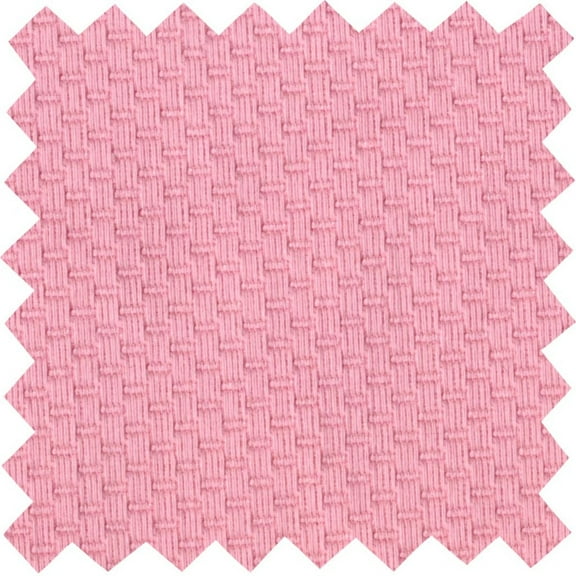Cotton Pique Birdseye Honeycomb Waffle Stretch, Cotton Spandex, Sewing Fabric (SHELLPINK, 1.5"x1.5"SampleOfFabric)