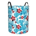 thumbnail image 2 of Balery Hawaiian Style Round Laundry Basket with Handles Waterproof Freestanding Laundry Hamper for Clothes Toys in the Dorm and Family-Medium, 2 of 8