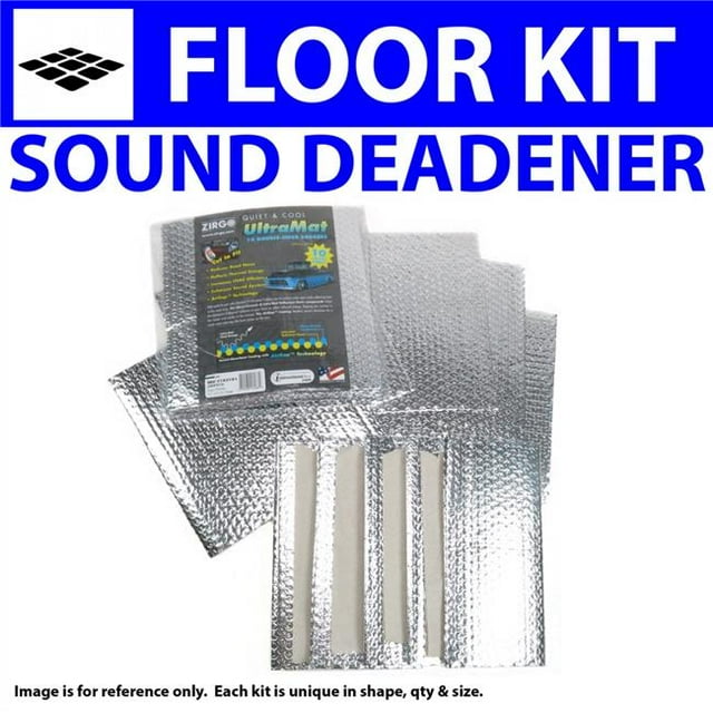 Zirgo High Performance Cooling Products 314602 2163cm2 Heat & Sound Deadener for 1984-1992 Ranger Floor Kit