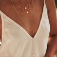 thumbnail image 1 of Fashion Layered Long Necklace Coin Pendant Necklaces Chain Charm Necklace Jewelry For Women And Girls, 1 of 5