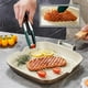 thumbnail image 3 of YIXINGCHEN Nonstick Grill Pan for Stove Tops, 8 Inch Square Griddle Pan with Folding Handle and Pour Spouts, Healthy Ceramic Coating Flat Grill Skillet Steak Pan for Indoor Cooking, PFOA Free 923-324, 3 of 7