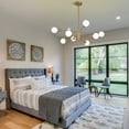 thumbnail image 5 of 8-Light Chandelier Light Fixture Height Adjustable Ceiling Chandelier Gold Chandelier for Kitchen Bedroom and Foyer Modern Sputnik Chandelier, 5 of 8