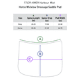 thumbnail image 3 of Horze Wicklow Dressage Saddle Pad, 3 of 3