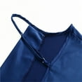 thumbnail image 4 of AWZXDE Women's Summer Thin Strap Lightweight Breathable V-Neck Camisole Tank Top with Low Fold Design for Casual Parties and Fashion Everyday Wear Navy,M, 4 of 7