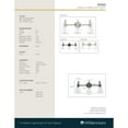 thumbnail image 2 of Millennium Lighting  Camellia 2/3/4 Light Vanity Fixture 3 Light - Matte Black, 2 of 5