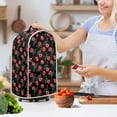 thumbnail image 3 of HELLHERO Heart-Shaped Cherry Pattern Proof Stain Kitchen Blender Dust Cover Reusable Durable Protective Case with Top Handle for Home Kitchen Indoor, 3 of 6