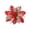 A7-Reddish-yellow, variant on Gold Glitter Poinsettia Flowers Artificial Christmas Tree Ornaments,Faux Christmas Flowers Xmas Tree Wreaths Garland Decoration,Floral Decor Diy Xmas Wreath Home Holiday Party 5.7 Inch