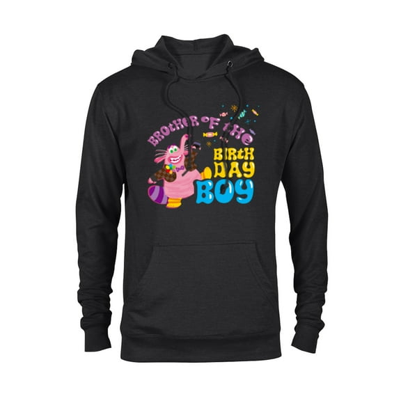 Disney and Pixar’s Inside Out Family Brother of Birthday Boy - Pullover Hoodie for Adults - Customized-Black