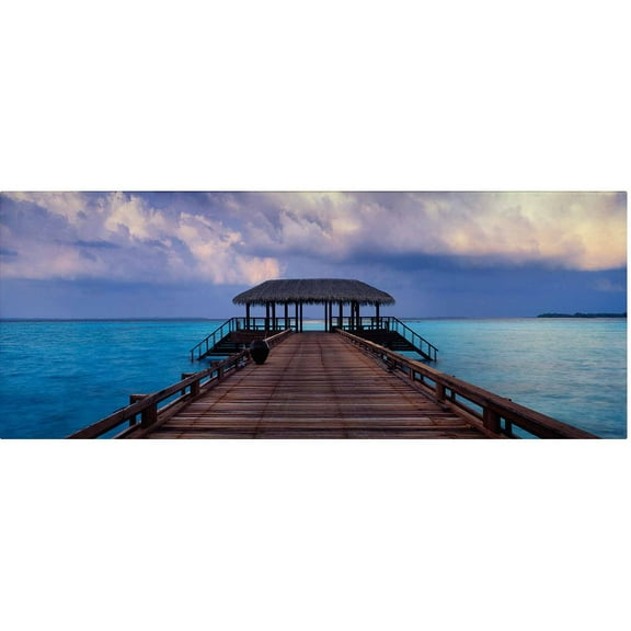 Trademark Fine Art "Dock of the Bay" Canvas Art by David Evans