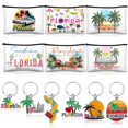 thumbnail image 1 of Set de bolsas de cosméticos y llaveros de metal Landical Florida Gift, 1 of 6
