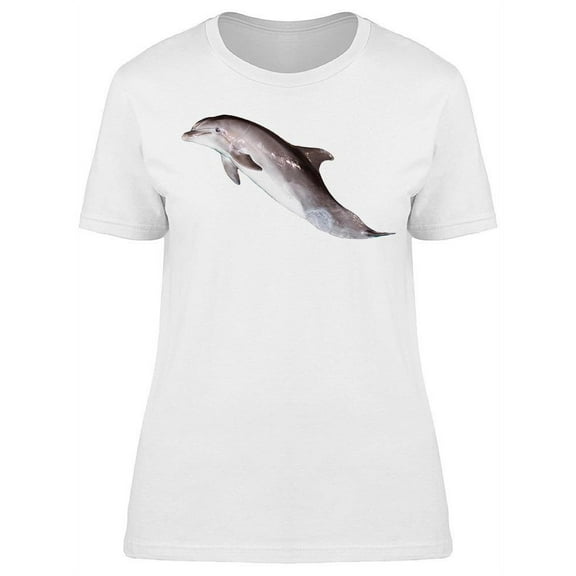 Dolphin Jumping To The Water T-Shirt Women -Image by Shutterstock, Female XX-Large