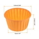thumbnail image 2 of 150pcs 3.5oz Moldes para Magdalenas de Papel de Tamaño Estándar Envoltorios Antiadherentes Desechables para Bodas Cumpleaños Navidad Postres Naranja, 2 of 6
