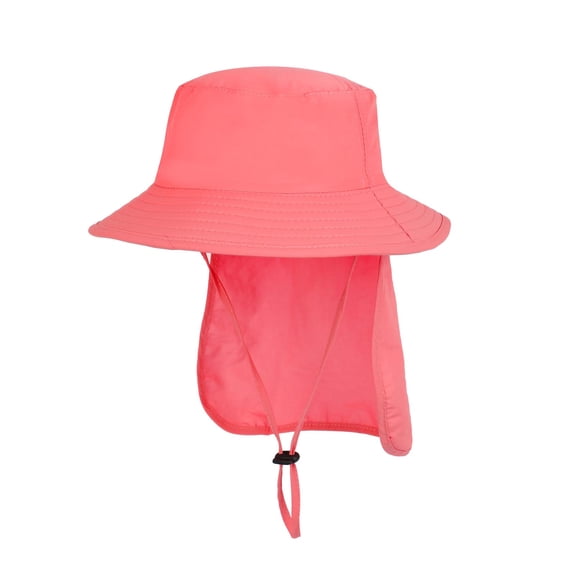 GigrtiJin 18 Months-5 Years Infant Toddler's Sunproof Hats Solid Color Unisex Sunshade Bucket Caps Drawstring Packable Beach Hats