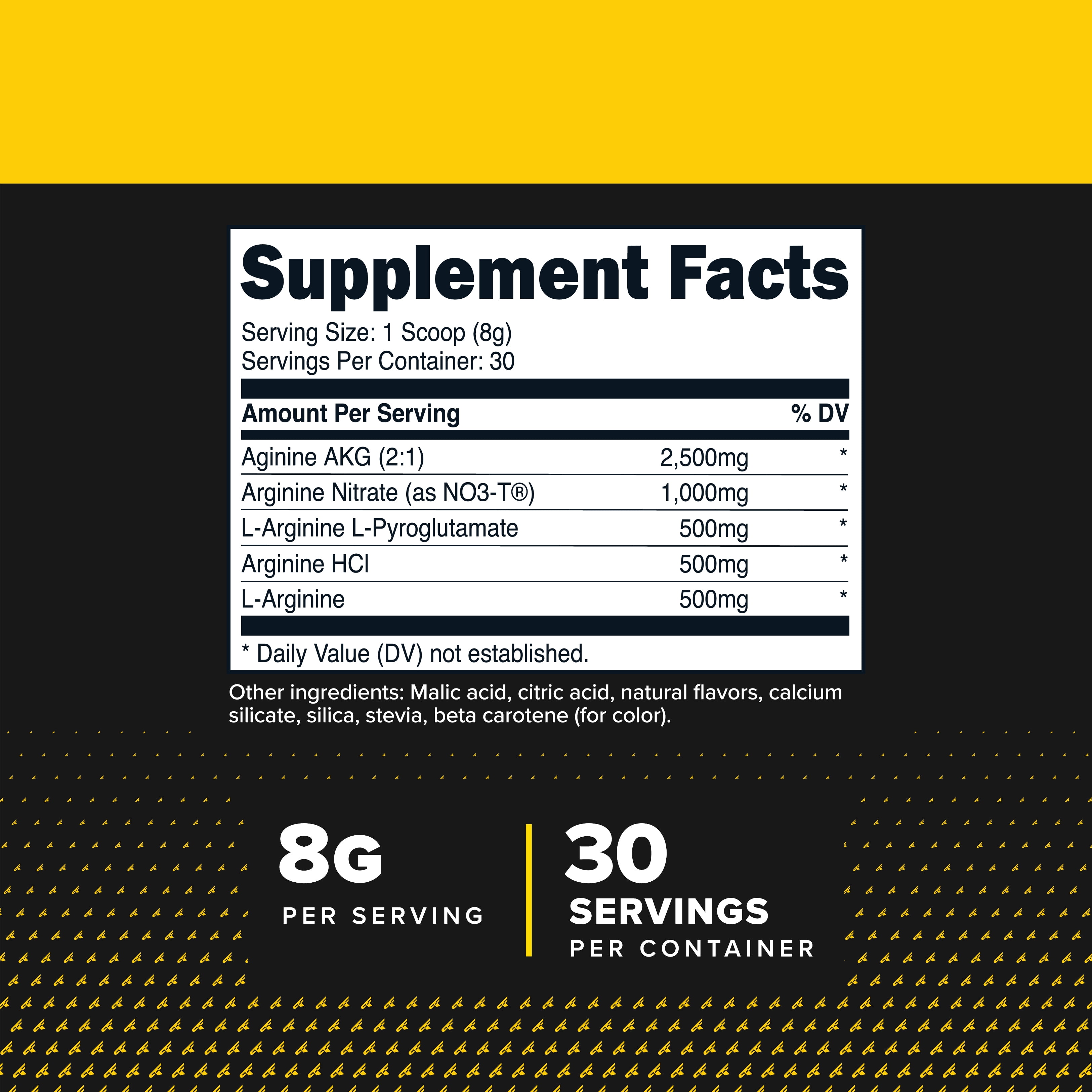 Primaforce L-Arginine Complex Powder (30 Servings Per Bottle) (Peach Mango) Powerful Protein Building Supplement for Maximum Gains