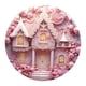 thumbnail image 4 of Letrero de puerta acrílico con diseño de castillo rosa 3D para San Valentín, ideal para decorar la pared de Navidad. Estilo C, 4 of 9