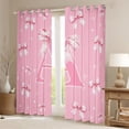 thumbnail image 2 of Castle Fairy Girls Female Cartoon Ribbon Bow Initial Alphabet A Blackout Curtains Set of 2 (52x84 Each),Dreamy Princess Window Curtains,Cute Bow Knot Curtains and Drapes,Breathable Home Decor, 2 of 6