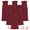 Wine Red, variant on Unique Bargains Elegant Single Wine Bottle Gift Bags with Handles Wine Red 5.9" x 13.8"