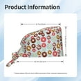 thumbnail image 5 of Gaeub Colorful Donuts Print Cleaning Working Cap,Unisex Scrub Cap Nurse Hat,No-Slip Scrub Cap for Men & Women, 5 of 7