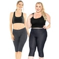 thumbnail image 2 of Stretch Is Comfort Women's Plus Size Knee-Length Leggings| Adult Xlarge- 7x, 2 of 6